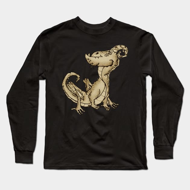 Odd dragon Long Sleeve T-Shirt by Lizuza